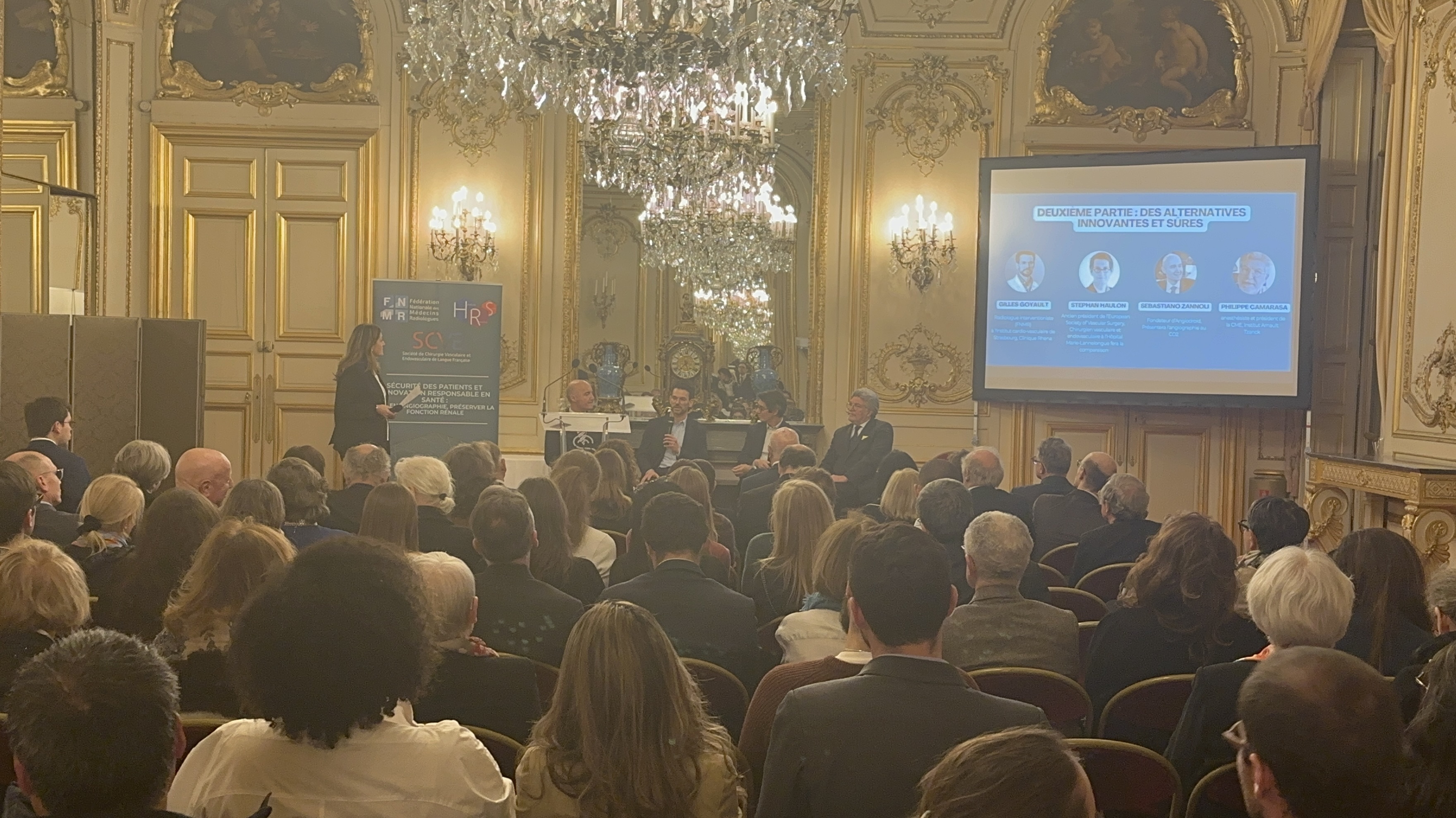 CO2 in Angiography: Angiodroid at the French Senate