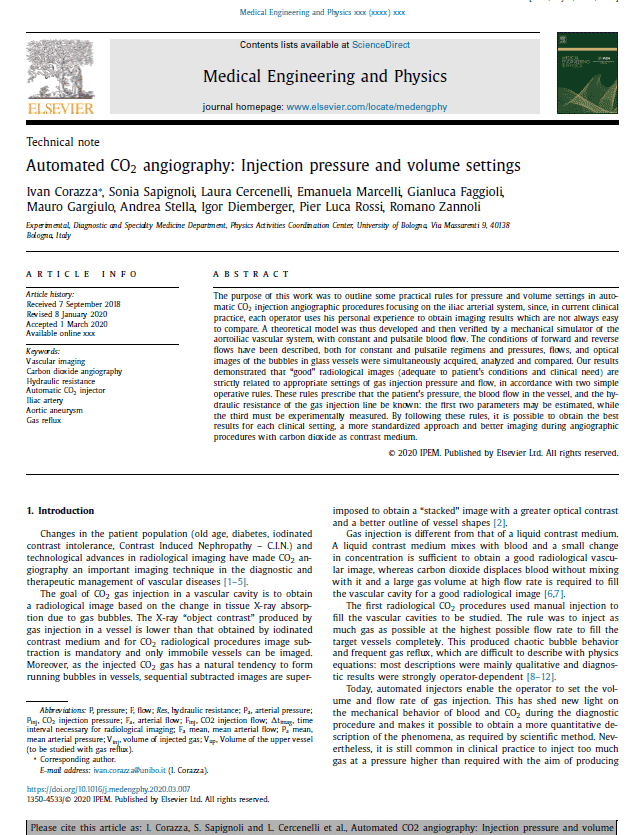 Automated CO2 angiography: Injection pressure and volume settings